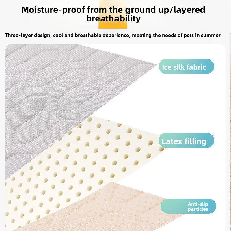 chilling silk mat for pets - keep them from overheating PupChill