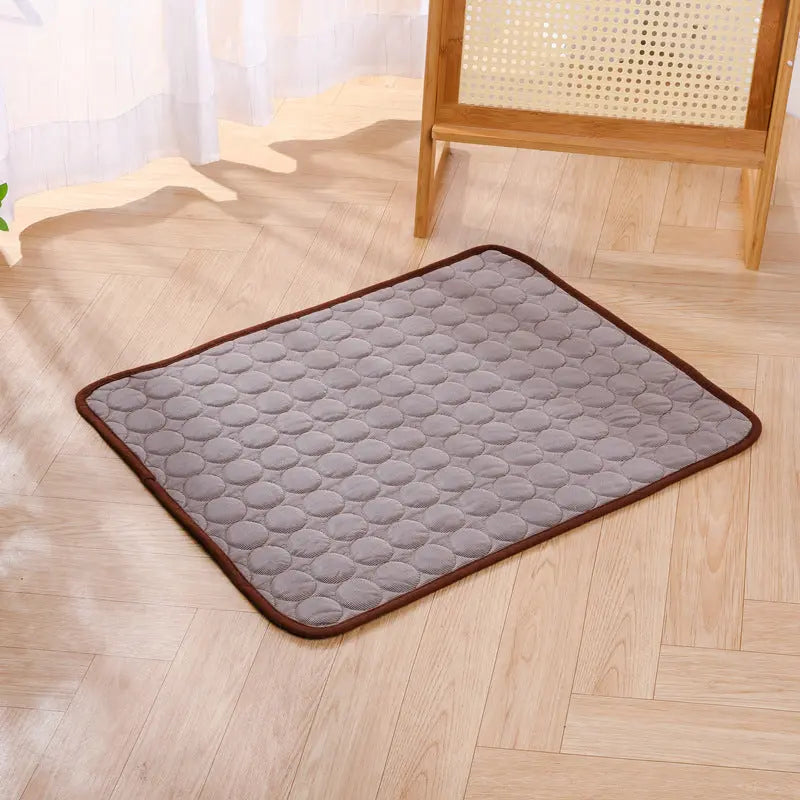 chilling silk mat for pets - keep them from overheating PupChill
