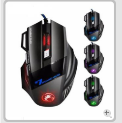 IMICE 7-Key Gaming Mouse with RGB Breathing Light